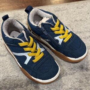Kids Navy and Yellow Sneakers - Zara